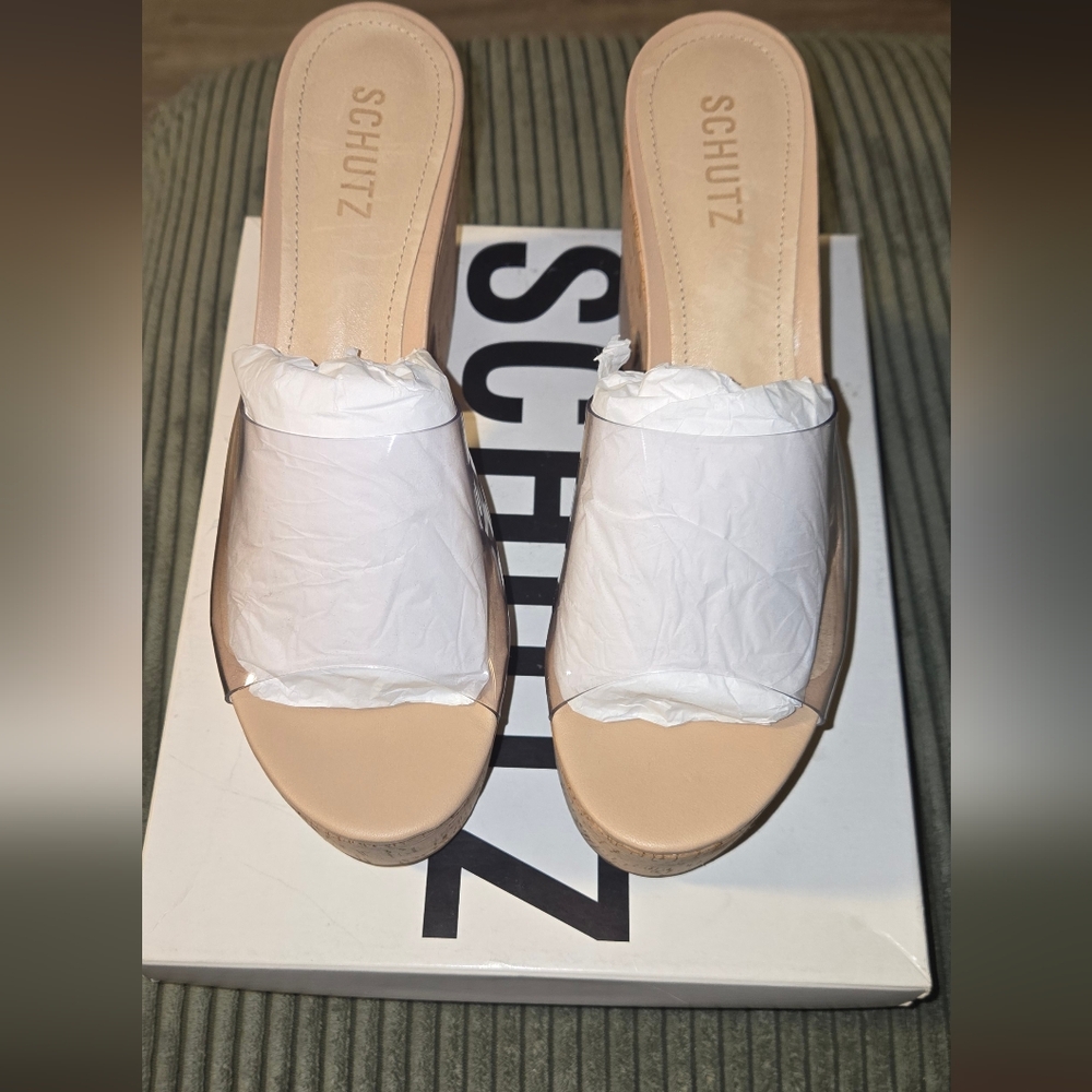 Schutz Dalle Vinyl Cutout Women's Sandals